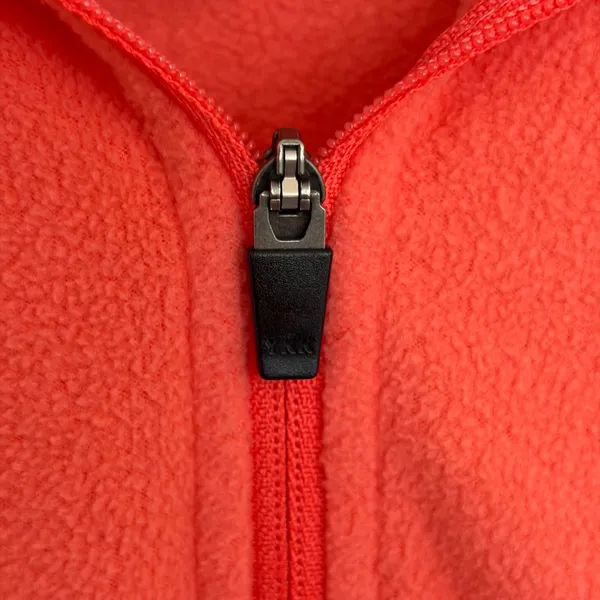 Cabelas Womens Fleece Pullover Quarter Zip Coral Orange L77SH262 Size M - Image 4