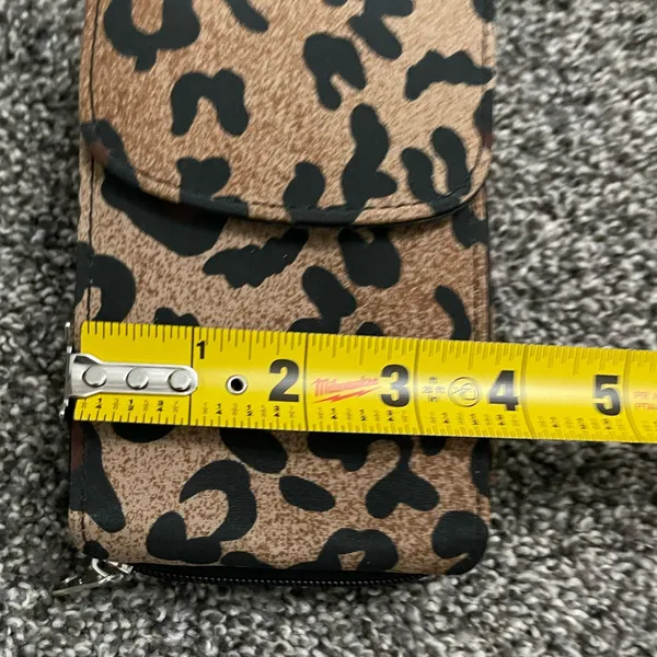 New Leopard Print Crossbody Bag Phone Wallet Travel Bag - Image 14