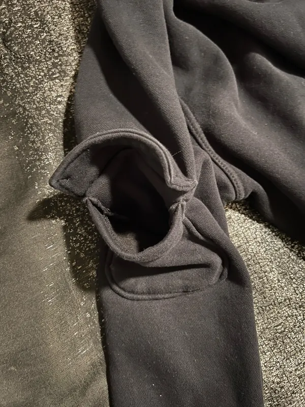 Womens large Champion Black Cropped Reverse Weave Zip Pullover - Image 9