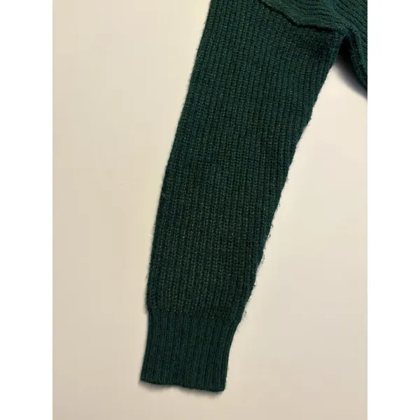 American Eagle Womens Green Knit Sweater Medium Crewneck Soft Casual Pullover - Image 5