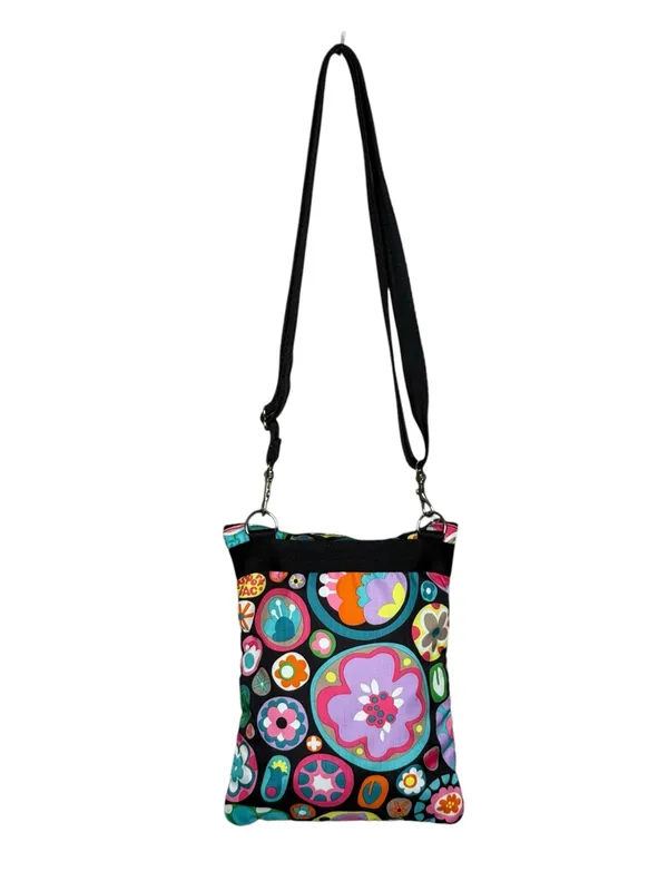 LeSportSac ✿ Crossbody Bag Festival Handbag ✿ Mixed Multi Floral Print ✿ 3X Zip - Image 4