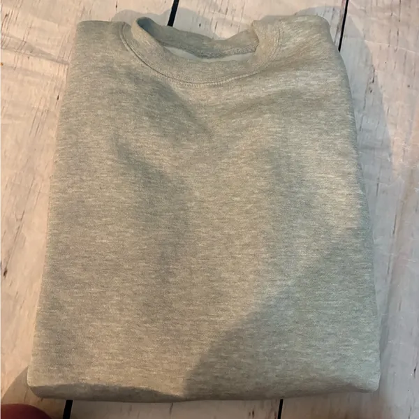 Isaiah crew neck heather gray women’s large Pink - Image 4