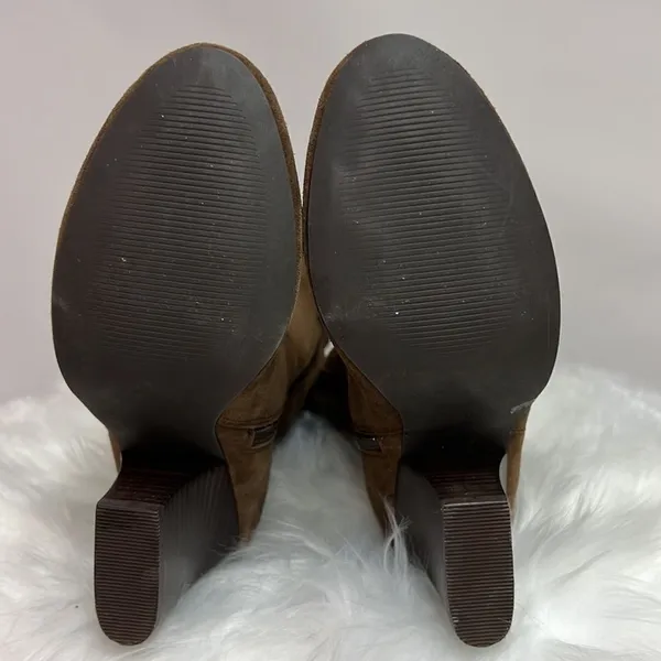 Plume by Faryl Robin Slouch Suede Knee‎ High Heeled Boots Size 9 BIN 18 - Image 7