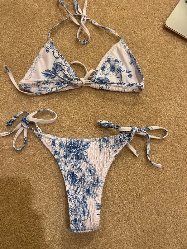 Amazon Swimsuit SET Blue - Image 4