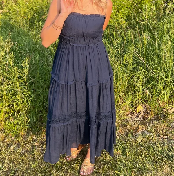 Altar'd State Navy Maxi Dress - Image 2