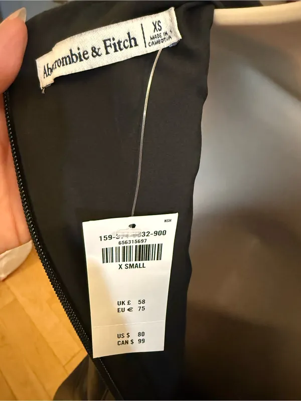 ✨NWT Abercrombie & Fitch Sleeveless Faux Leather Mini Dress XS✨ - Image 4