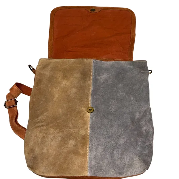 Free People We The Free Paris Suede Convertible Backpack Purse Messenger Bag - Image 7