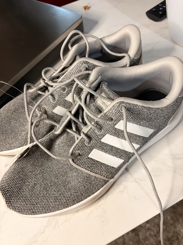 Adidas Men's Gray Athletic Running Shoes - Image 2