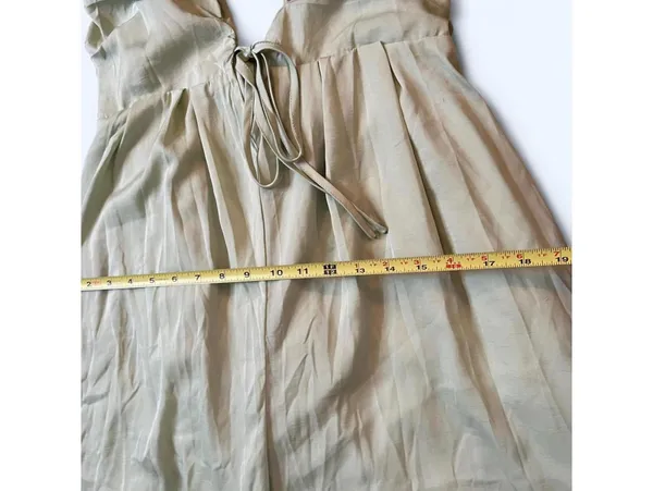 Lulus light sage cottagecore fairy wide leg jumpsuit Size XL - Image 4
