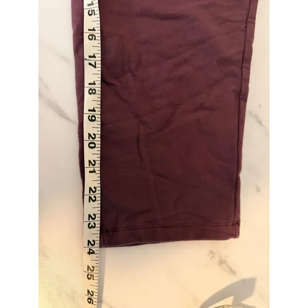 Barefoot Dreams Petite‎ Medium Plum Modal Cotton Fleece Lounge Pants BDWNV22008 - Image 8