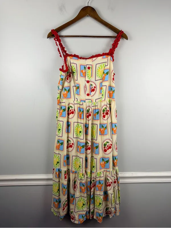 Disney Her Universe Dress Womens Minnie Mouse Icon Summer Fruits size large midi - Image 3