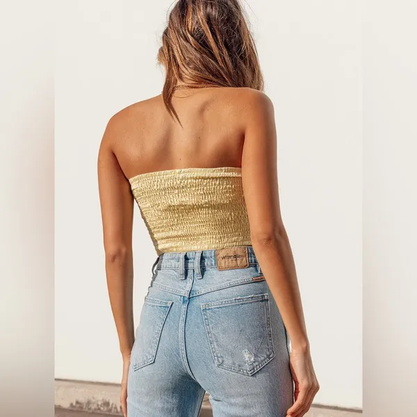 Princess Polly Koko Bustier in Lemon Size 2 New with tag - Image 8