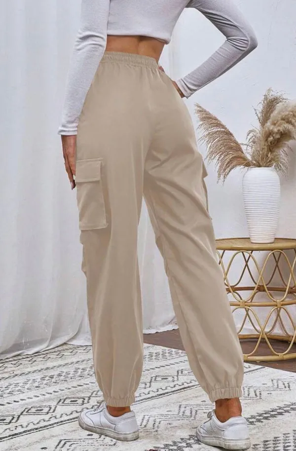 SheIn Khaki Cargo Pants - Image 2