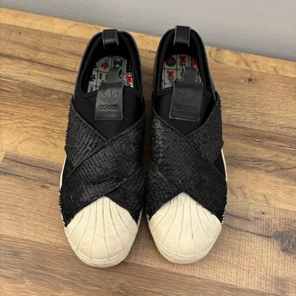 Adidas Super Star Slip On Chinese New Year of The Rooster Shoes Sneakers Black - Image 6