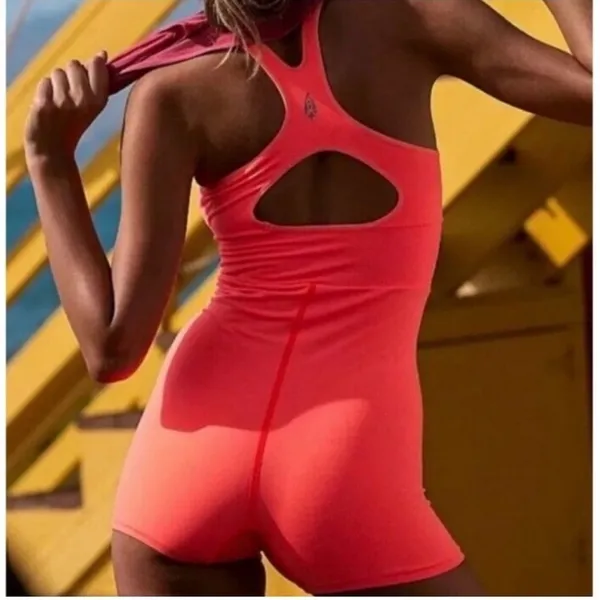 Free people movement Every Single Time Runsie Neon orange - Image 2