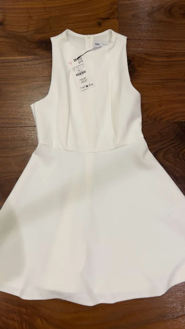 ZARA Dress White - Image 2