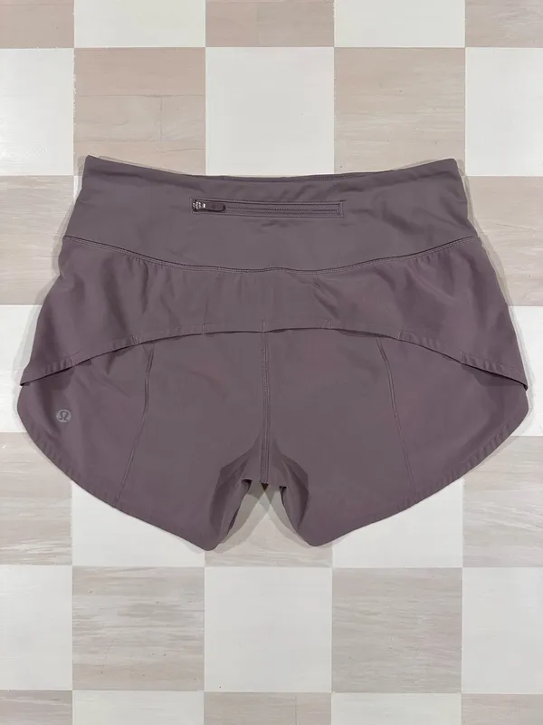 lululemon speed up short 4” long tall updated fit violet verbena 4 W7AYMT - Image 2