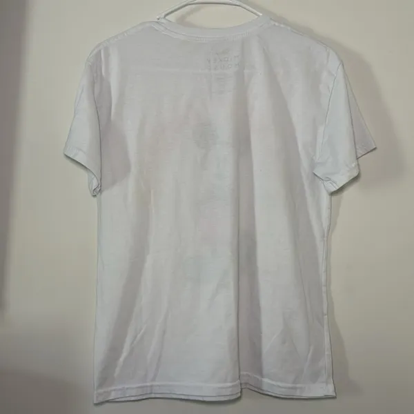 Disney Womens Mickey Mouse White Short‎ Sleeve T Shirt Size Large - Image 3