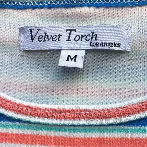 NWT Velvet Torch LA Striped Long Sleeve Dress M v6x - Image 3