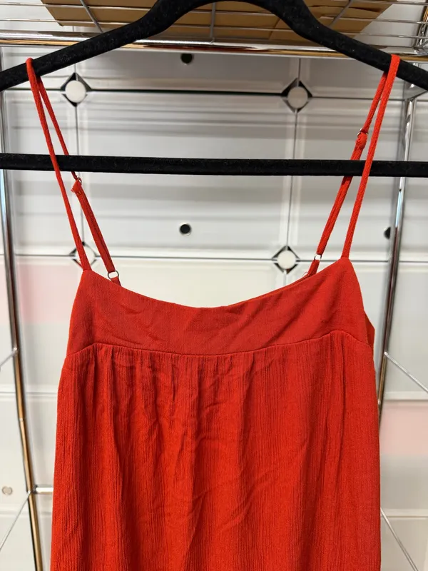 Forever 21 Orange Flowy Maxi Dress - Image 2