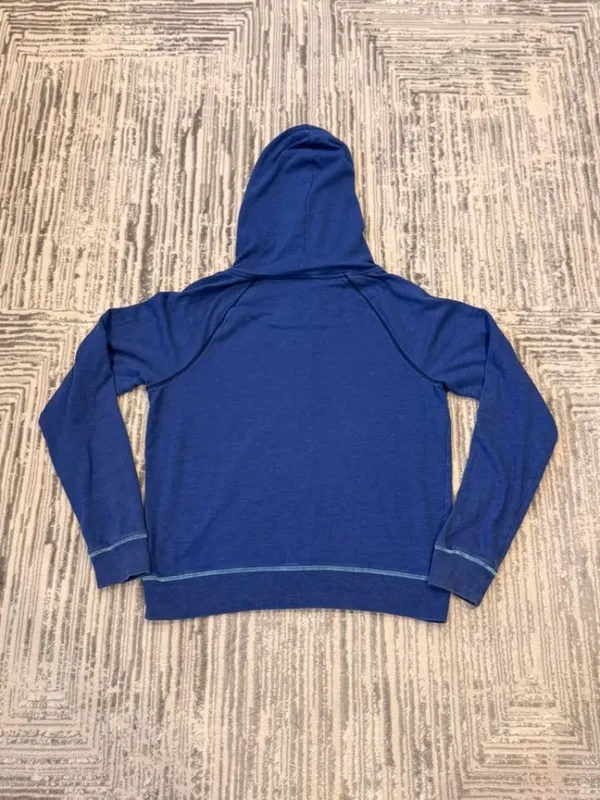 Pink Victoria's Secret women's large blue sweatshirt jacket - Image 4