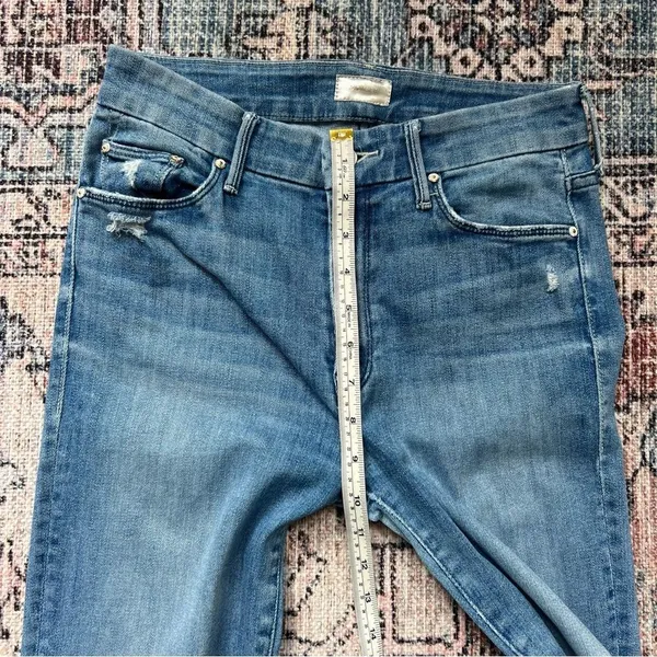 MOTHER DENIM The Looker Cropped in Graffiti Girl Size 27 - Image 9