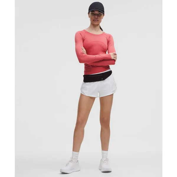 Lululemon Swiftly Tech Long-Sleeve Shirt 2.0 Waist Length Desert Red Size 8 - Image 7