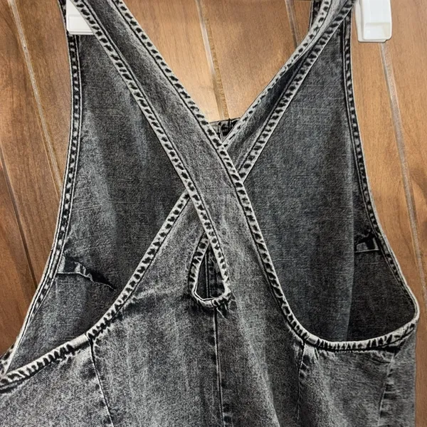 FP Movement by Free People Charcoal Denim Dress - Image 3