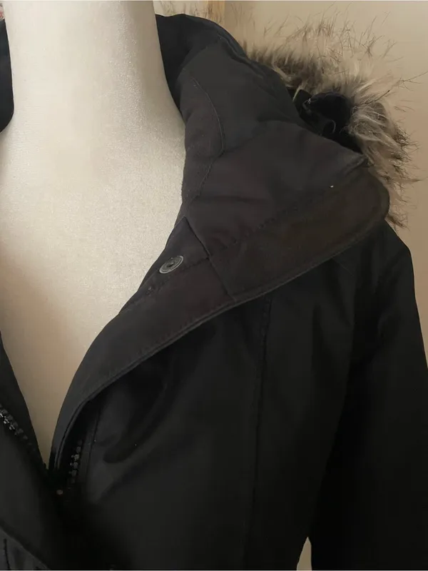 The North Face Women's Arctic Down Parka Jacket Small Black - Image 6