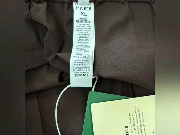 NWT Halara Flex Mid Rise Straight Leg Work Pants Size XL Pockets - Image 3