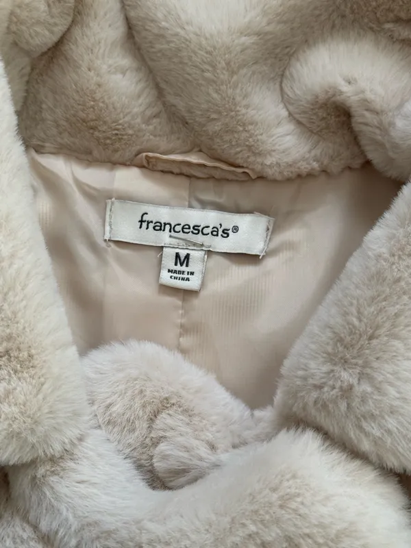 Francesca’s Faux Fur Jacket  - Image 4