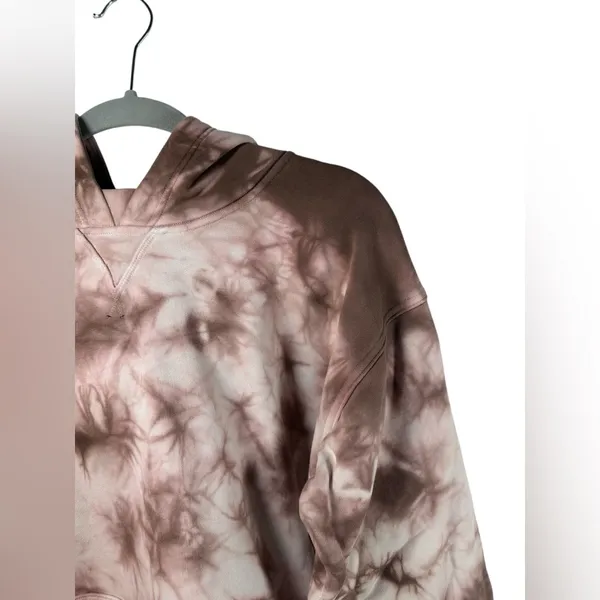 Lululemon All Yours Hoodie‎ Earth Dye Clay Size 12 Tie Dye Pullover Sweatshirt - Image 6