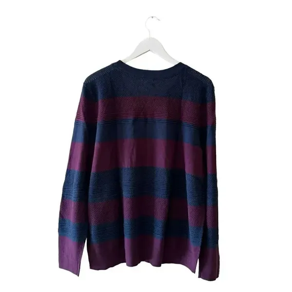 Market & Spruce Rowan Textured Trendy Cotton Blend Crew Neckline SZ XXL #1889 - Image 5