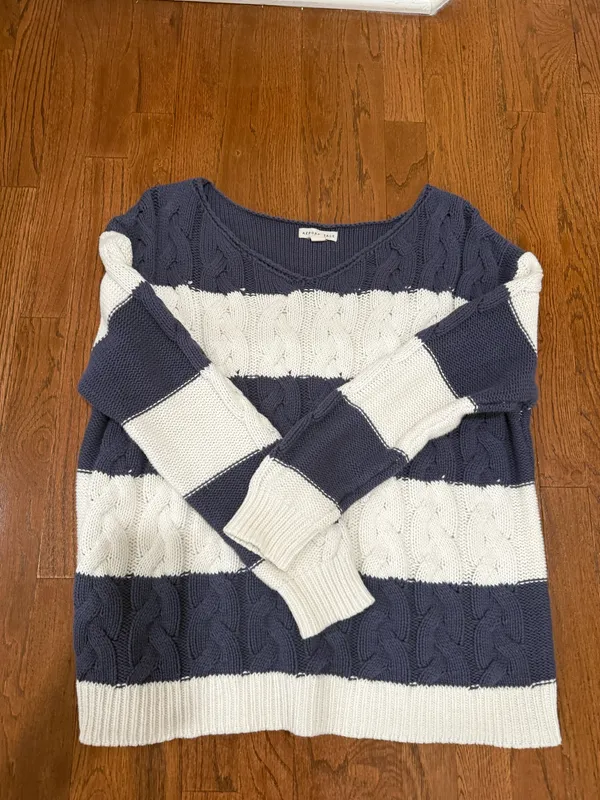 Aeropostale Women’s air pastel off the shoulder sweater - Image 3