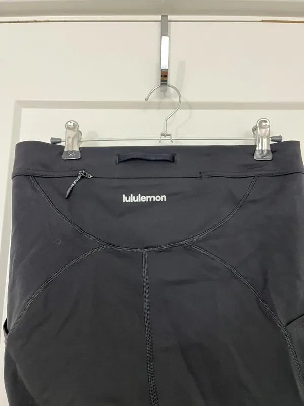 NWT Lululemon Fast and Free HR Tight 25" Drawcord Size 8 Black - Image 5