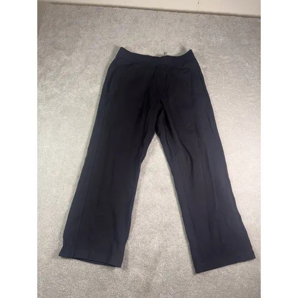 lululemon womens pull on wide leg sweatpants m - Image 2