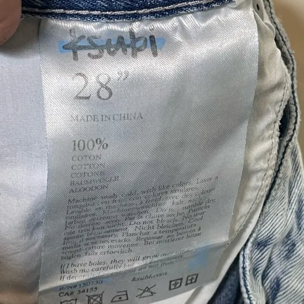 Ksubi The Playback Paradise is a relaxed tapered full length jean sz 28 - Image 6