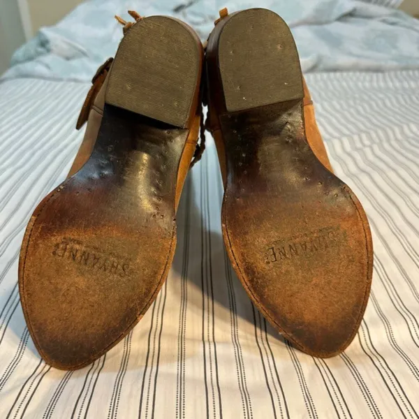 Shyanne Cowgirl Leather Boots Size 8.5 B - Image 5