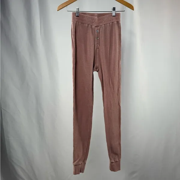 Tularosa Green The Vista Henley Top & Legging in Rose Pink‎ Size Extra Small - Image 11