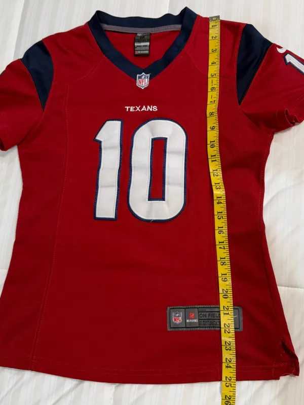 Womens Texans Hopkins No 10 jersey. Size Medium - Image 5