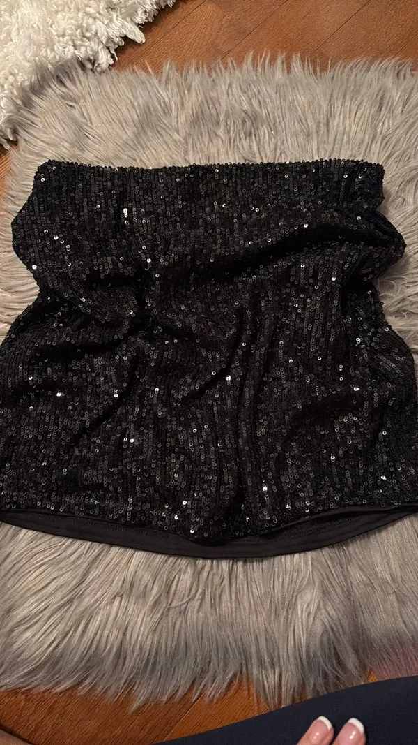 Sparkle skirt Black - Image 2