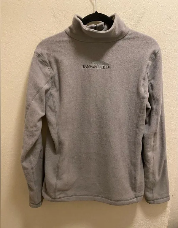Patagonia Gray Fleece 1/4 Length Zip Sweater - Image 7