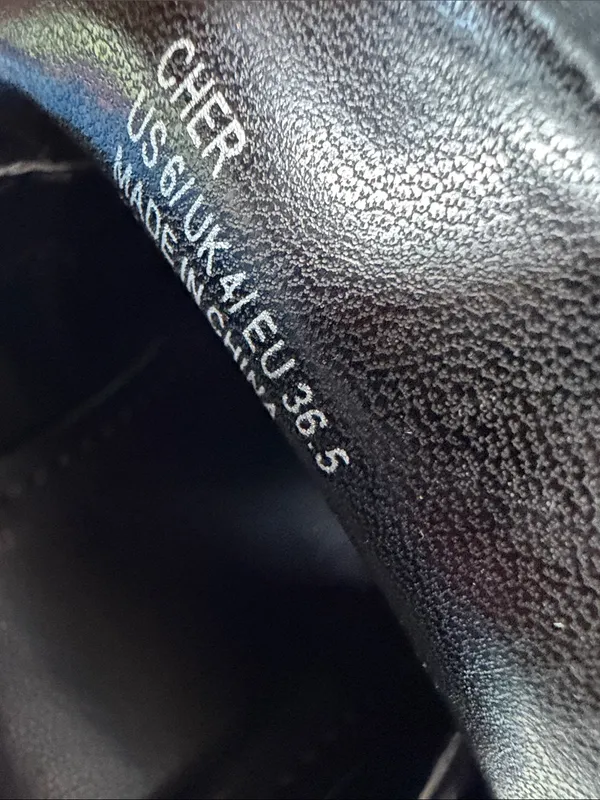 jf j.ferrar Women’s Black Leather Penny Loafers - Image 6