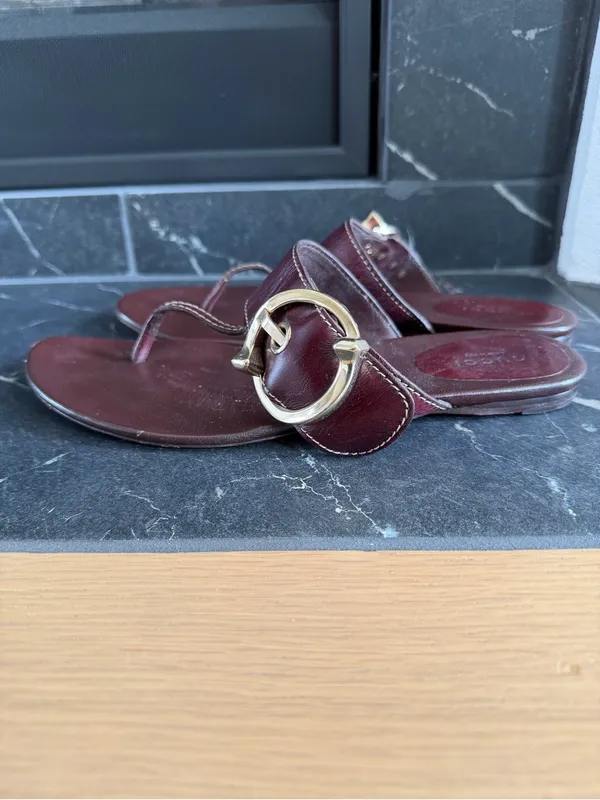 Gucci Horsebit Leather Sandals - Image 5