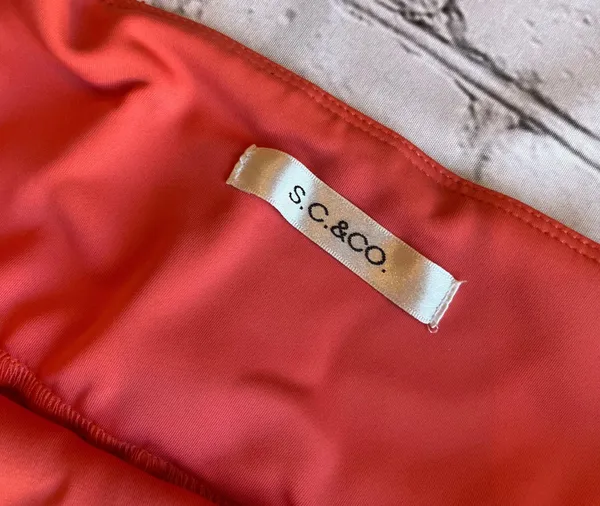 SC & Co. Skort Athletic Tennis Golf Skirt XL Red & White - Image 8