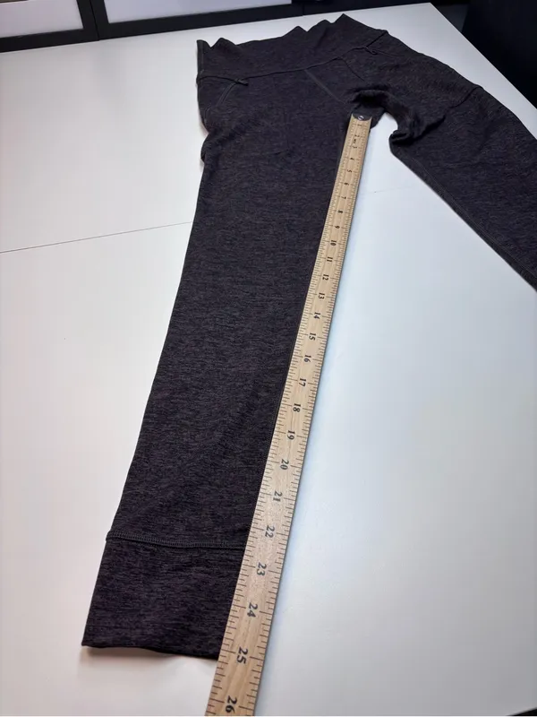 aerie Womens Heathered Brown Offline Leggings NWOT Size S Cozy Casual Sporty - Image 5