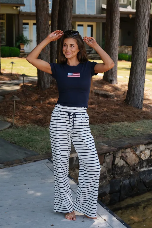 These Three Boutique American Flag Tee - Image 6