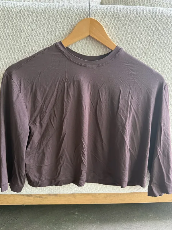 Lululemon Modal Relaxed-Fit Cropped Short-Sleeve Shirt - Image 2