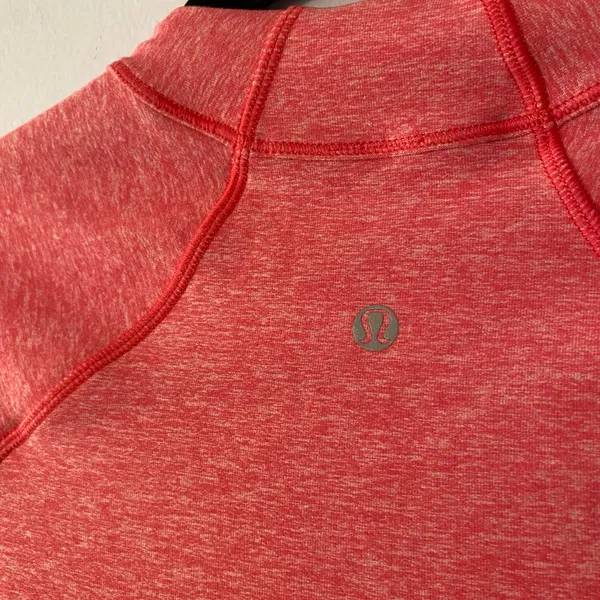 Lululemon Heathered Pink Long Sleeve Crewneck Shirt Athleisure Women's size 6 - Image 8