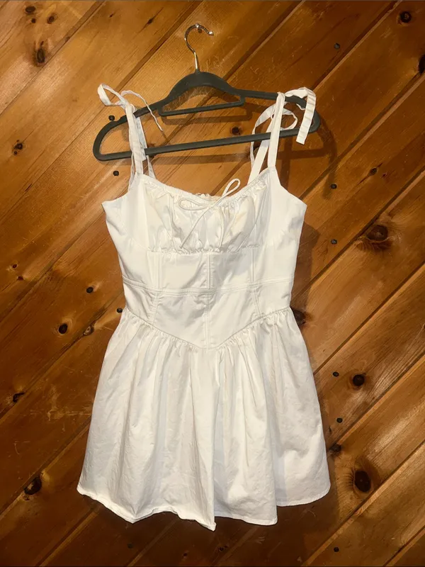 For love & lemons Jessie white corset mini dress - Image 5